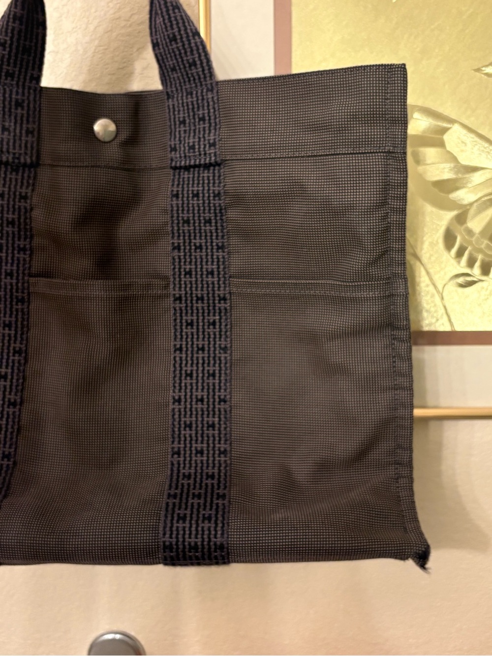 Hermes Canvas Tote Herline MM